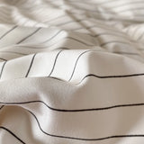 Obbty Ins Stripes Bedding Set with Pillowcase bed sheet Single Full Size Bed Linen Duvet Cover Set Queen/King Double Comforter Cover