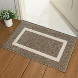 Obbty Door Mat Dirt Resistant Entrance Foot Mat Outdoor Soft Kitchen Rug Non-Slip Floor Carpet Absorbent House Welcome Doormat