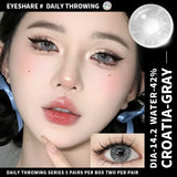 Obbty 1 Day Lens Color Contact Lenses for Eyes 5 Pairs Daily Lens 42% High Water Content Comfortable to Wear Daily Disposable