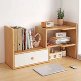 Obbty Desk Bookshelf Desktop Shelving Desk Storage Shelf Dormitory Good Learning Desk Multi-layer Small Layer Shelf Layered Shelf