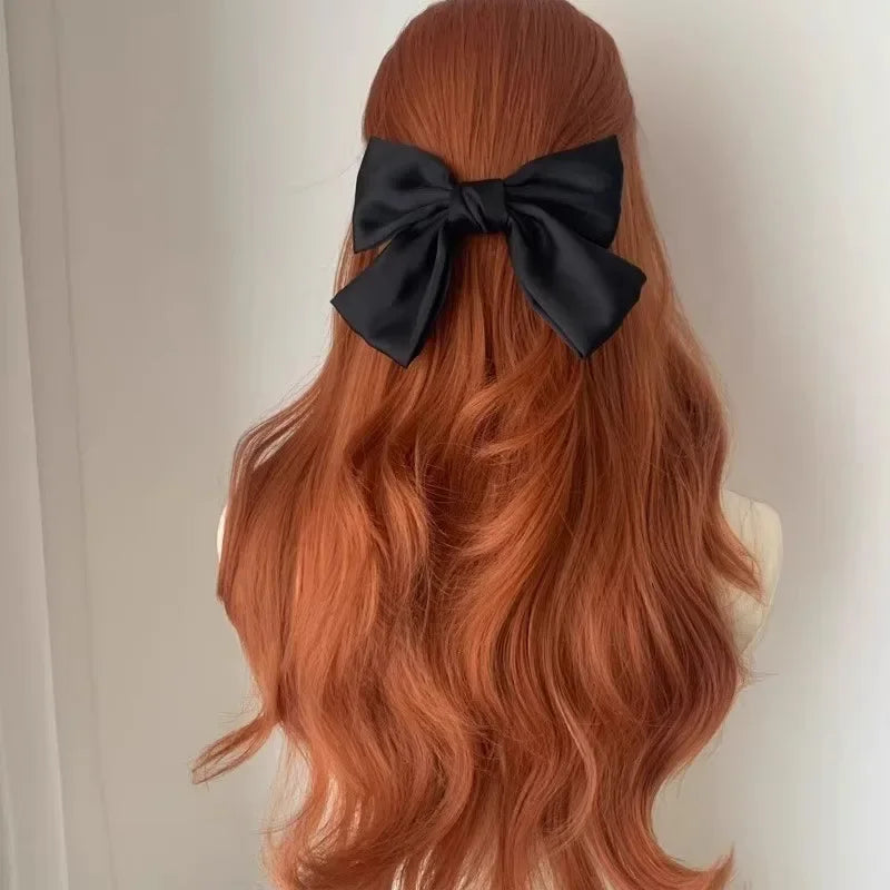 Obbty Orange Wig for Women Lace Front Big Wave Curly Long Hair for Cosplay Daily Use 24inch Pumpkin Color Halloween Wigs