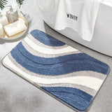 Obbty Bathroom Absorbent Carpet Modern Minimalist Thickened Small Carpet Home Door Rubber Non-Slip Skin-Friendly No Shedding Floor Mat