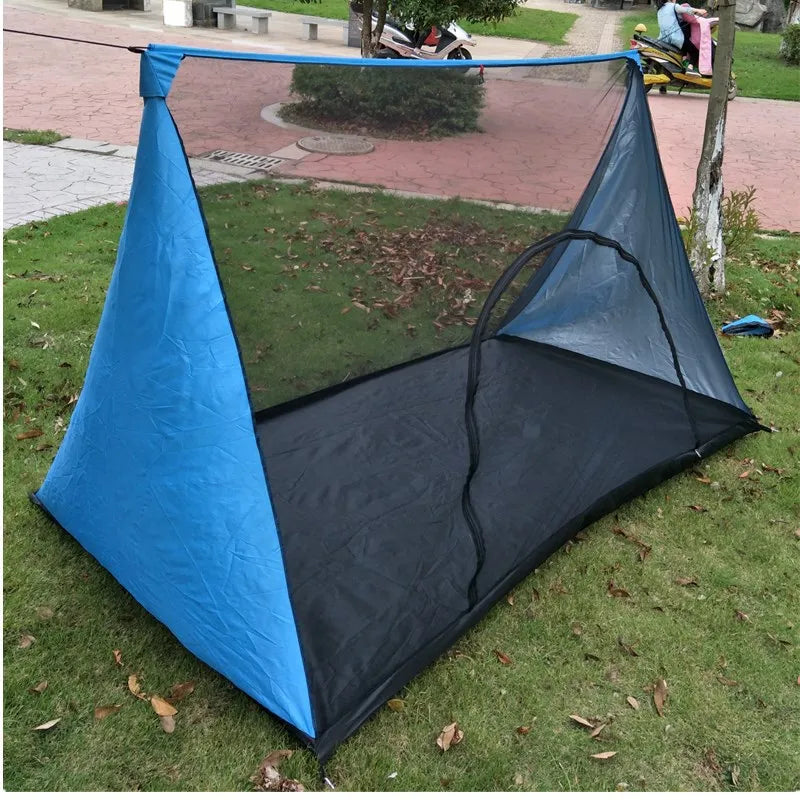 Obbty Waterproof Oxford Bottom Camping Sleep Tent Foldable Portable Ourdoor Anti Insect Mosquito Tents Hiking Rest Anti-mosquito Net