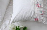 Obbty Top Luxury Palace European Embroidery Cushion Cover Cake Lace Pillow Cover Handmade Elegant Bedding Pillowcase Sofa Cushion