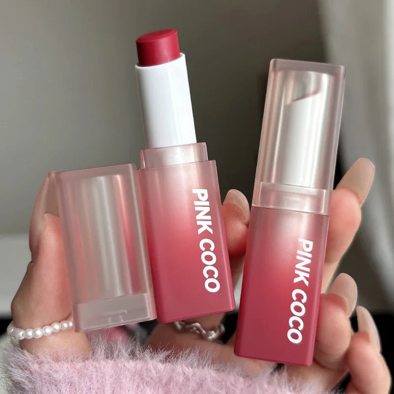 Obbty Velvet Matte Lipstick Moisturizing Waterproof Lasting Nude Peach Lip Tint Non-stick Cup Lip Gloss Red Lipstick Cosmetics Make Up