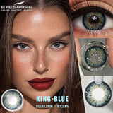 Obbty 1Pair Fashion Color Contact Lenses for Eyes Blue Eye Contacts Cosmetic Green Contacts Yearly Brown Eye Lens Gray Lenses