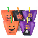 Obbty 10pcs Halloween Candy Gifts Boxes Pumpkin Ghost Trick Or Treat Cookie Snack Packaging Box Xmas Halloween Birthday Present Decors