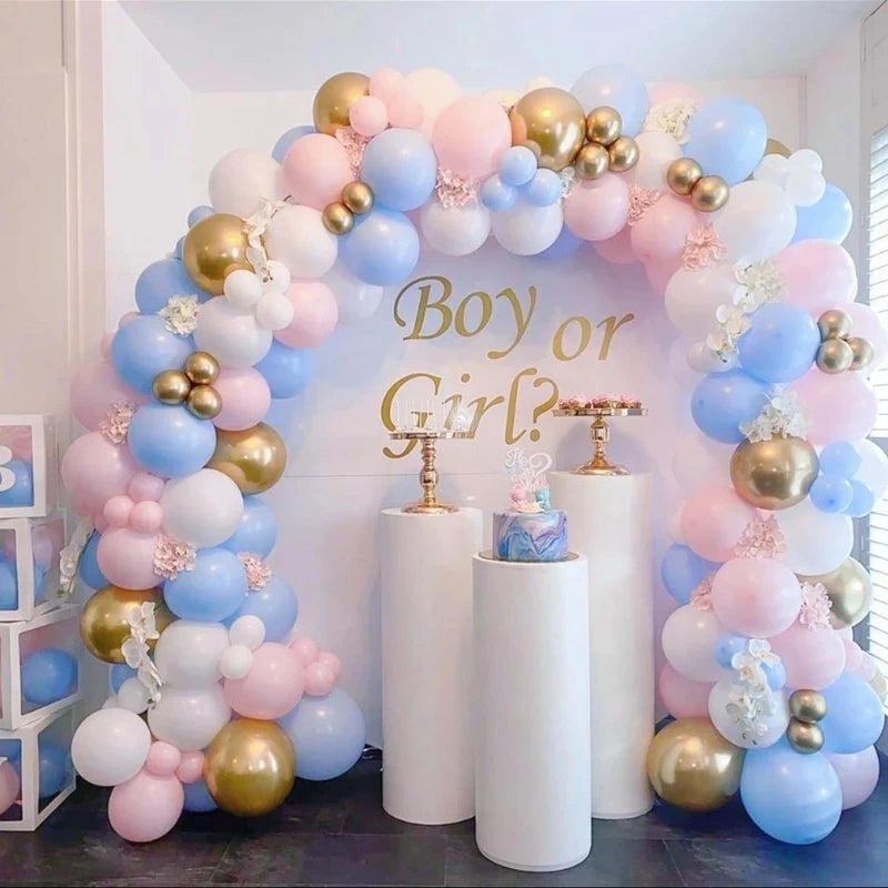 Obbty Macaron Rainbow Balloon Garland Arch Kit Girls Pastel Wedding Happy Birthday Party Pink Balloons Baby Shower Decoration Kid Gift