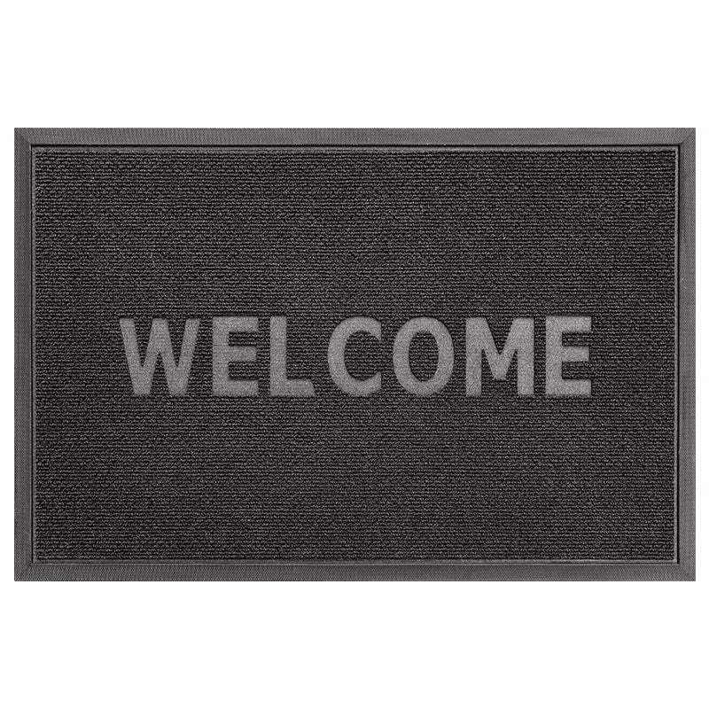 Obbty Front Door Mat Outdoor Home Entrance For Welcome Heavy Duty Outside Door Mats Indoor Outdoor Rug Black Outdoor Doormat Patio Mat