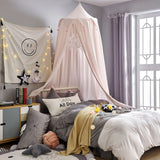 Obbty Baby Room Decoration Balls Mosquito Net Curtain Canopy Round Crib Netting Tent Kids Bed Valance Photography Props