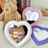 Obbty Web Celebrity Cosmetic Mirror Decorative Mirror Girl Heart Student Dormitory