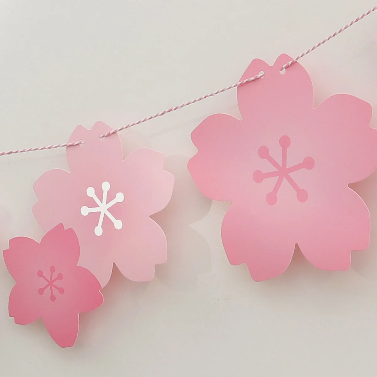 Obbty 1PC Cherry Blossom Pink Flag Party Decoration Room Wall Layout