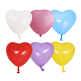 Obbty 10/20pcs Latex Balloons 6Inches Heart Shaped Balloons for Marriage Proposal Wedding Birthday Party Anniversary Baby Shower Decor