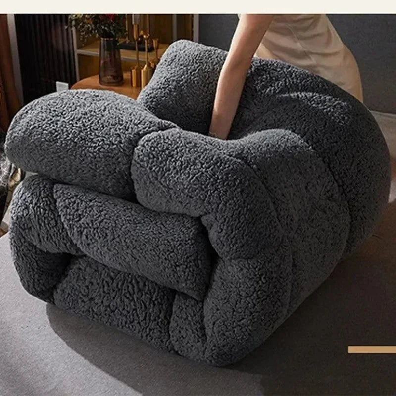 Obbty Foldable Plush Tatami Floor Mat/Pad Fashion Comfy Futon for Dorm/Home Nap Thickened Single Double Use Sleeping Mattress/Bed