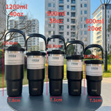 Obbty 1pc 20oz/30oz/40oz Stainless Steel Coffee Cup Cold And Hot Double-layer Insulated Cup Tumbler Thermo Bottle Car Travel Mug