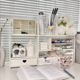 Obbty Double-Layer Stationery Organizer Office Desk Accessories Organizers Storage Desktop School Supplies