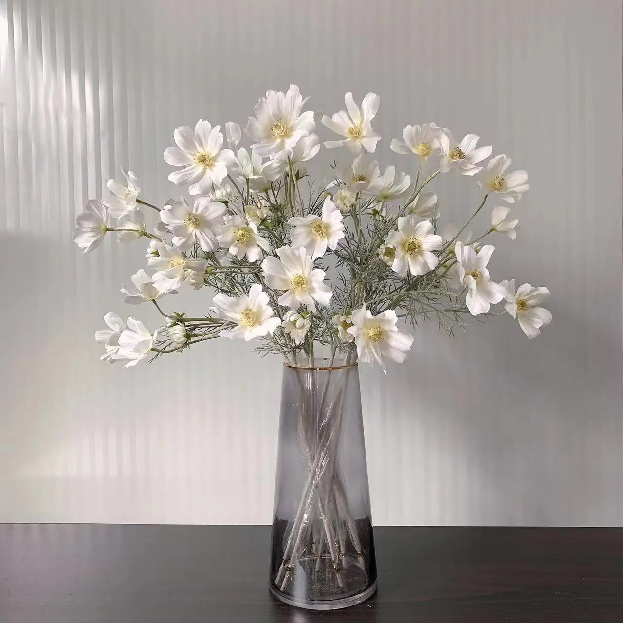 Obbty Silk Artificial Flower 60cm Daisy White Fake Flowers Room Wedding Home Table Decorations Party Diy Bouquet Gifts 1PCs