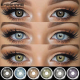 Obbty 1 Pair Color Contact Lenses For Eyes Pattaya Natural Yearly Use Lenses Blue Multicolored Contact Lens Beauty Pupils