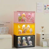 Obbty Container Blind Box Storage Box Acrylic Dustproof Cabinet Household Transparent Display Stand