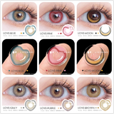 Obbty EYESHARE Natural Contact Colored Lenses For Eyes 1Pair Multicolor Lens Soft Yearly Fashion blue Eye Contact Pupils Beauty Makeup