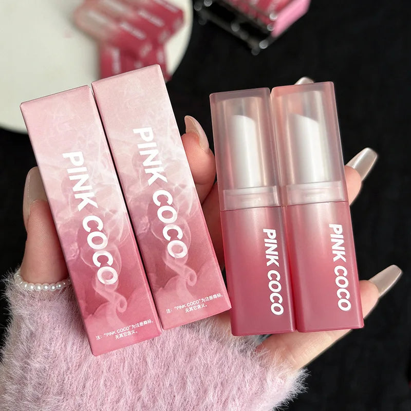 Obbty Velvet Matte Lipstick Moisturizing Waterproof Lasting Nude Peach Lip Tint Non-stick Cup Lip Gloss Red Lipstick Cosmetics Make Up