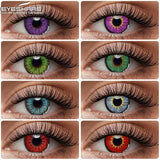 Obbty EYESHARE Color Lens Contact Lenses for Eyes 2pcs Cosplay  Contact Lens Makeup Beauty Pupils Anime Halloween Cosmetic Color Lens