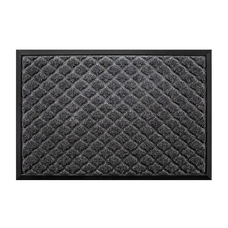 Obbty Abrasion-resistant House Front Door Mat Anti-slip Wear Resistant Outdoor Floor Mats for Shoe Scraper Easy Clean Entrance Doormat