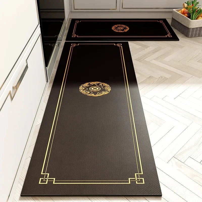 Obbty Long Kitchen Mat Bath Carpet Floor Mats Home Entrance Doormat Absorbent Living Room Bathroom Printed Rug alfombra cocina