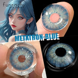 Obbty FUNSACHY 1pair Natural Color Contact Lenses for Eyes Natural Blue Contact Lenses Korean Eye Lenses 14.5mm Pupils Contacts Yearly