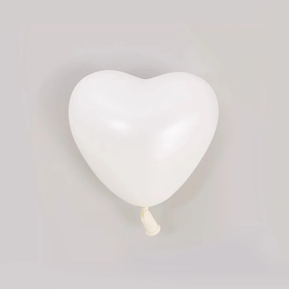 Obbty 10/20pcs Latex Balloons 6Inches Heart Shaped Balloons for Marriage Proposal Wedding Birthday Party Anniversary Baby Shower Decor