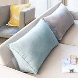 Obbty Office Sofa Bedside Back Cushion Cover Triangle Pillowcase TV Reading Lumbar Cushion Comfort Soft Bed Rest Decor Pillow Covers