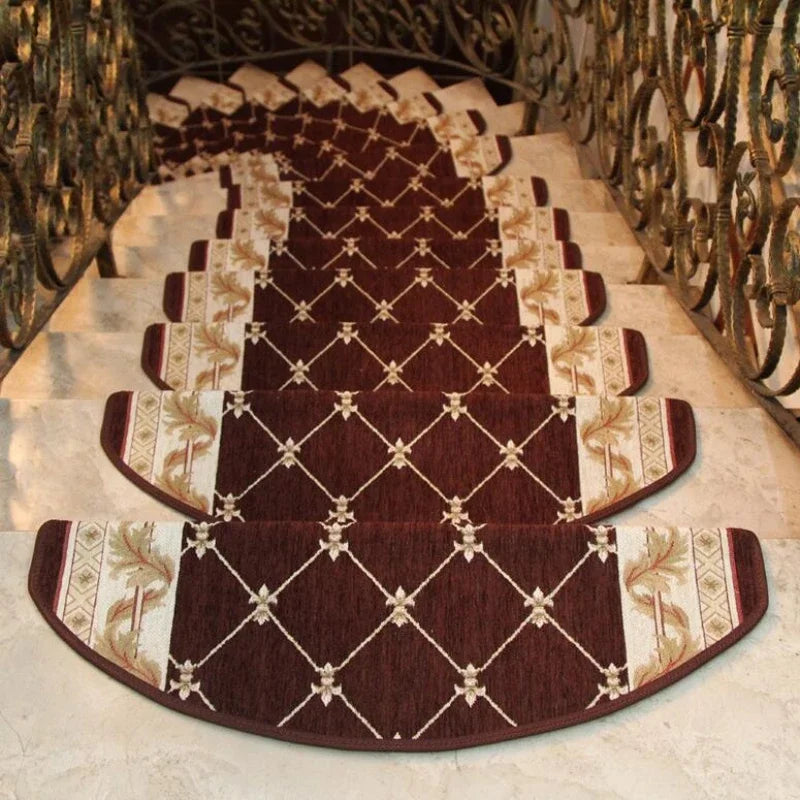 Obbty 1Pieces/13 Pieces / Sets of Non-slip Stair Treads, Staircases, Rugs, Carpets on Steps, 24X74cm, Suitable for 25cm Wide Stairs