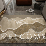 Obbty Light Luxury Doormat Anti-skid and Wear-resistant Doormat Silk Ring for Entering The Door Customizable Mat Household Carpet