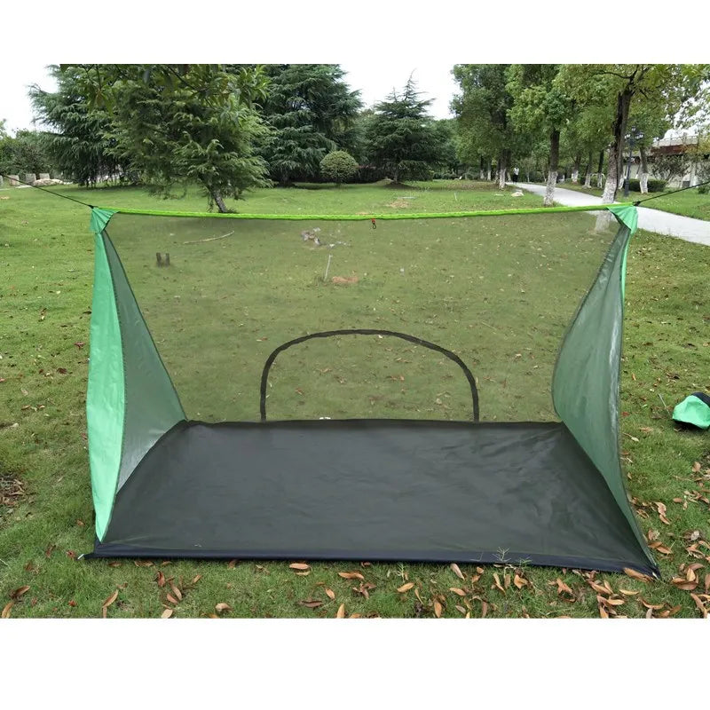 Obbty Waterproof Oxford Bottom Camping Sleep Tent Foldable Portable Ourdoor Anti Insect Mosquito Tents Hiking Rest Anti-mosquito Net