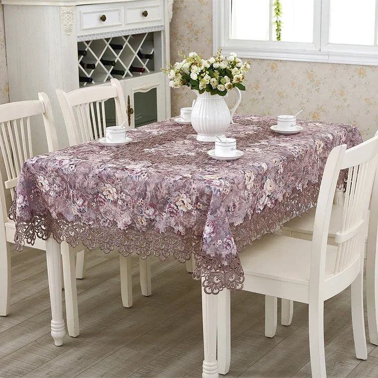 Obbty Landoll European Pastoral Tablecloth Table Cloth Cloth Tablecloth Table Cloth Round Tablecloth Table Mat Fashion TV.