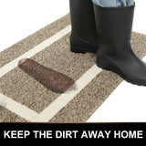 Obbty Door Mat Dirt Resistant Entrance Foot Mat Outdoor Soft Kitchen Rug Non-Slip Floor Carpet Absorbent House Welcome Doormat