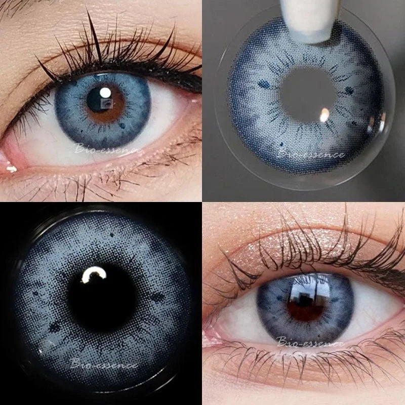 Obbty 1 Pair Colored Contact Lenses for Eyes Natural Look Brown Lenses Blue Lenses Gray Eye Contact Fashion Lenses